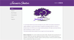 Desktop Screenshot of jurniesshelter.org